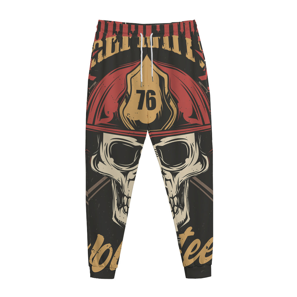 Volunteer Firefighter Print Jogger Pants