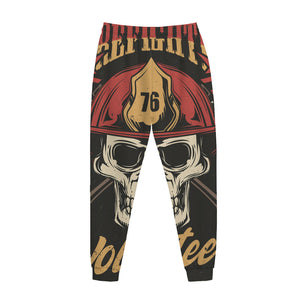 Volunteer Firefighter Print Jogger Pants