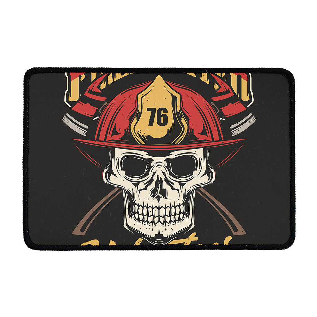 Volunteer Firefighter Print Kitchen Mat