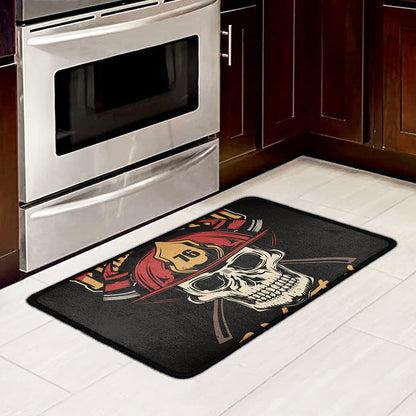 Volunteer Firefighter Print Kitchen Mat