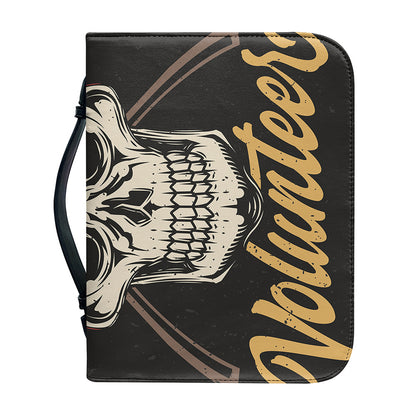 Volunteer Firefighter Print Leather Bible Cover