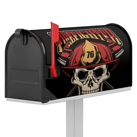 Volunteer Firefighter Print Mailbox Cover