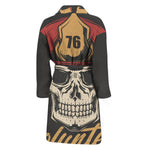 Volunteer Firefighter Print Men's Bathrobe