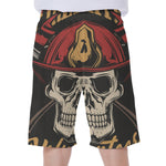 Volunteer Firefighter Print Men's Beach Shorts