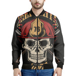 Volunteer Firefighter Print Men's Bomber Jacket
