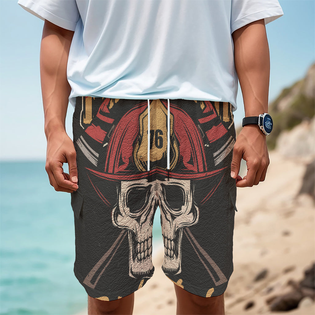 Volunteer Firefighter Print Men's Cargo Shorts