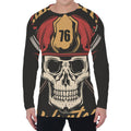 Volunteer Firefighter Print Men's Long Sleeve T-Shirt