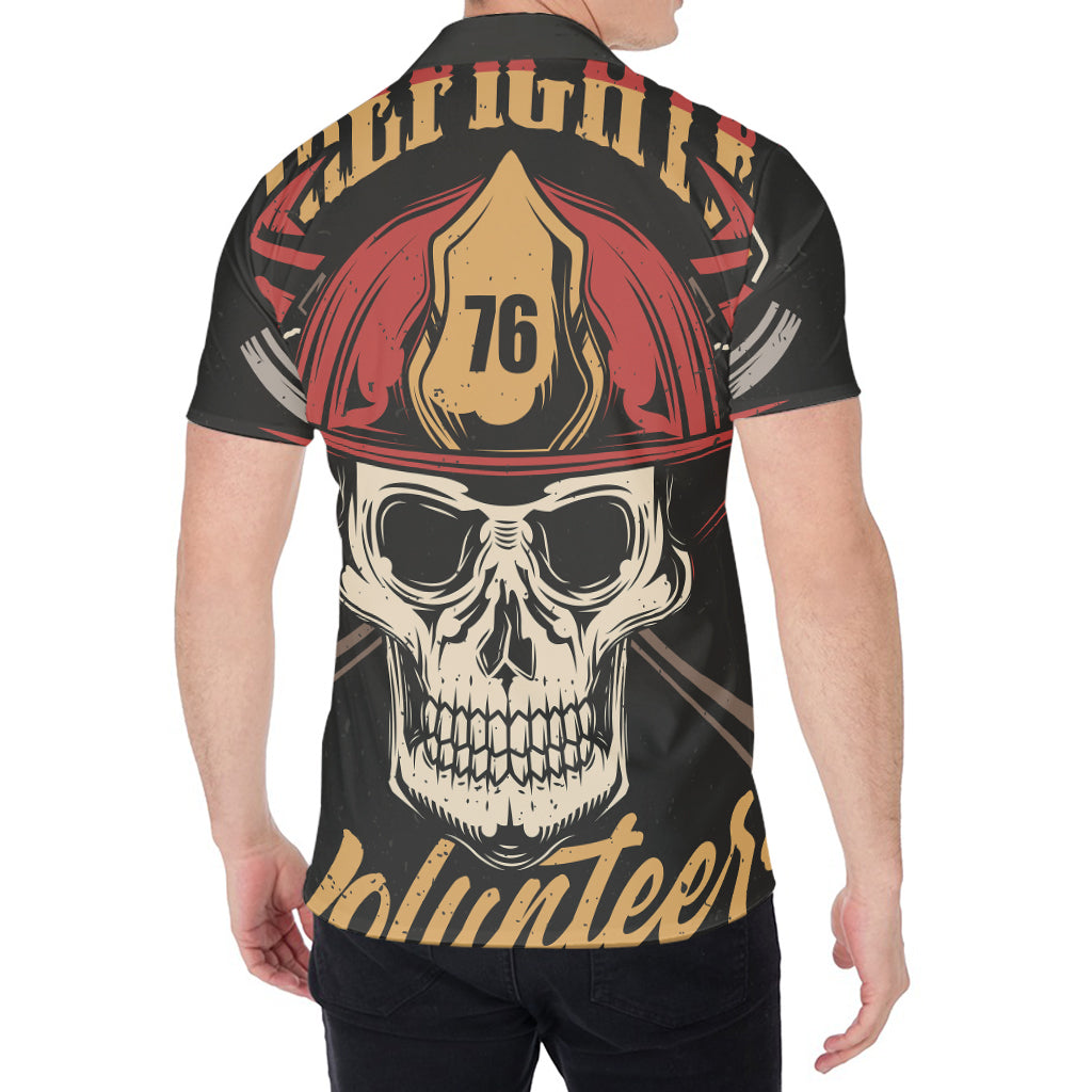 Volunteer Firefighter Print Men's Shirt
