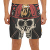 Volunteer Firefighter Print Men's Split Running Shorts