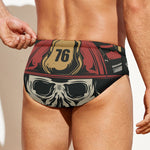 Volunteer Firefighter Print Men's Swim Briefs