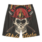 Volunteer Firefighter Print Men's Swim Trunks