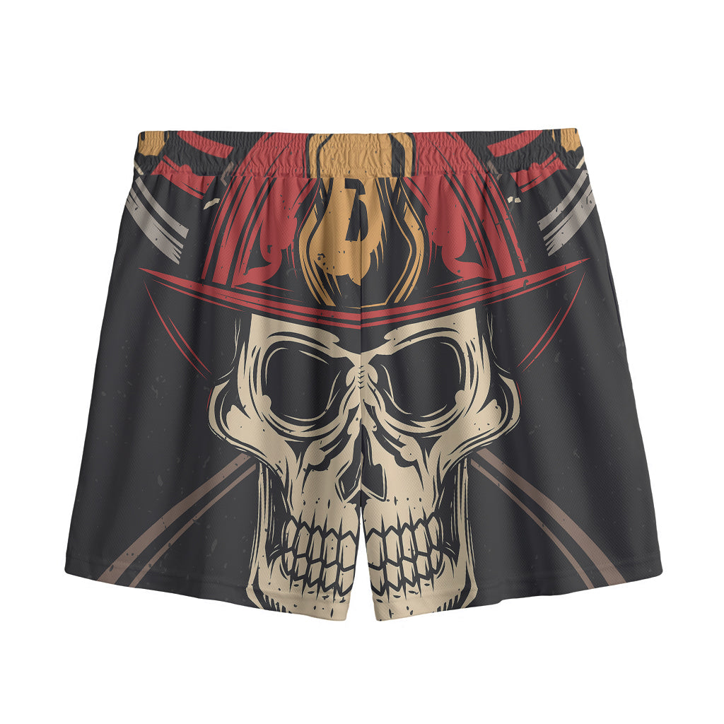 Volunteer Firefighter Print Mesh Shorts