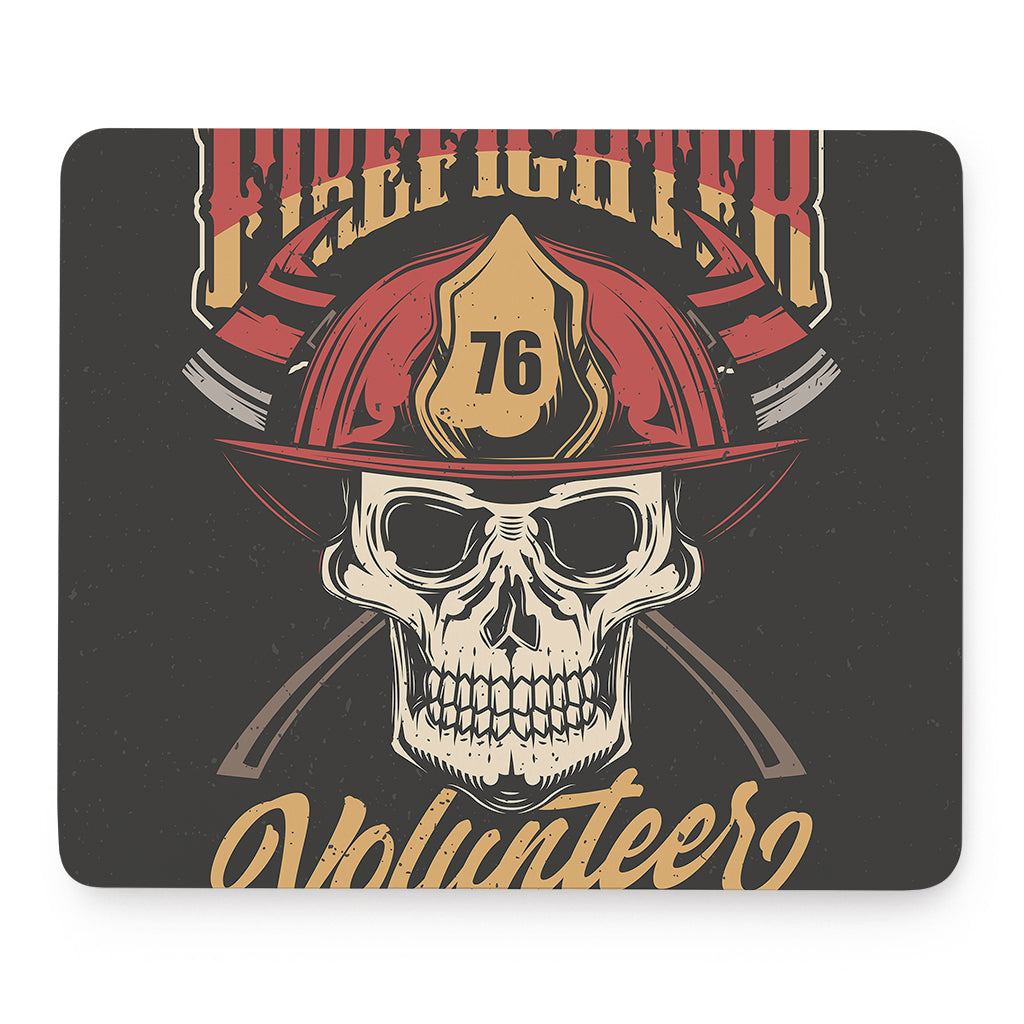 Volunteer Firefighter Print Mouse Pad