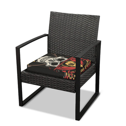 Volunteer Firefighter Print Outdoor Seat Cushion Cover