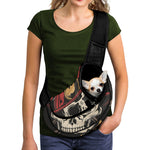 Volunteer Firefighter Print Pet Sling Carrier