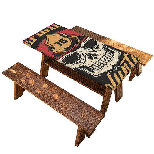 Volunteer Firefighter Print Picnic Table Cover
