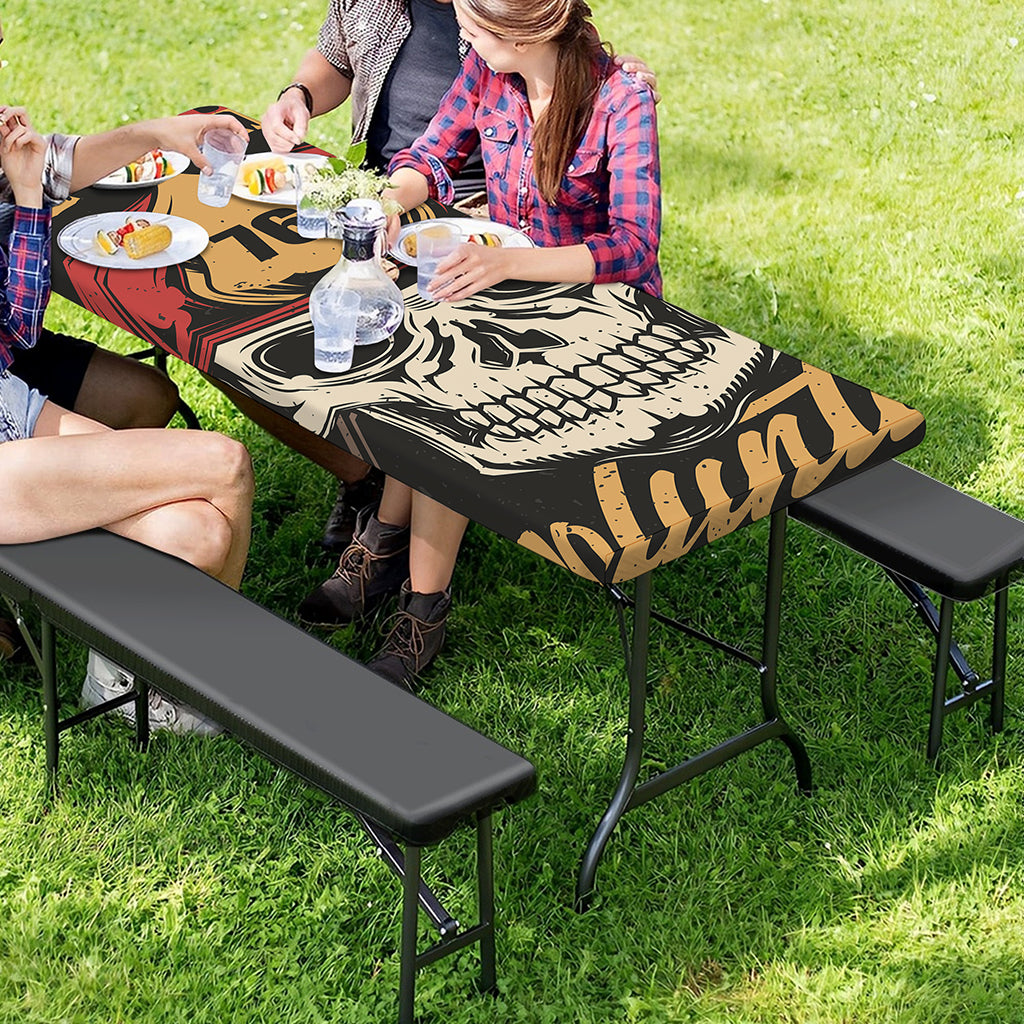 Volunteer Firefighter Print Picnic Table Cover