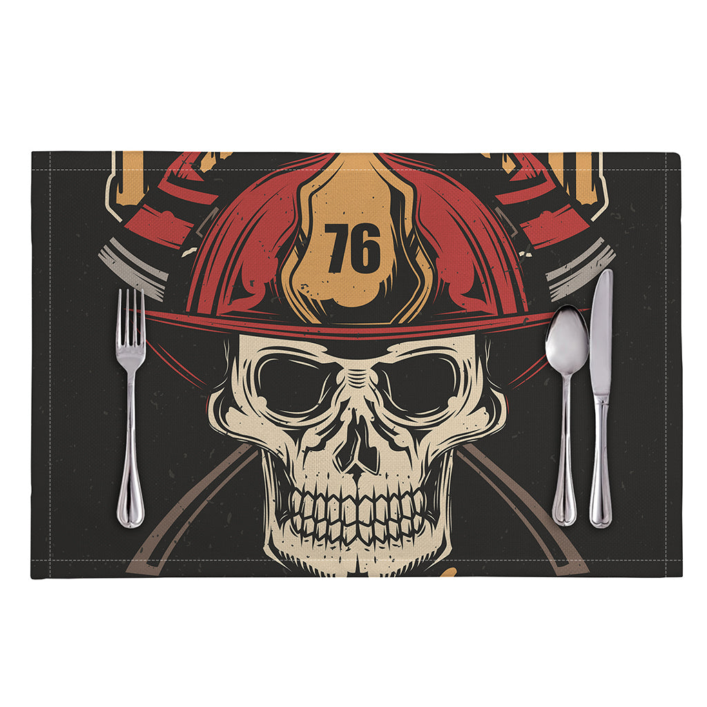 Volunteer Firefighter Print Placemat