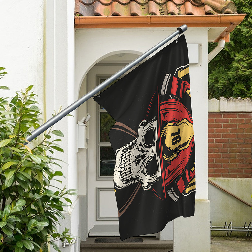 Volunteer Firefighter Print Polyester Flag