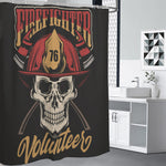 Volunteer Firefighter Print Premium Shower Curtain