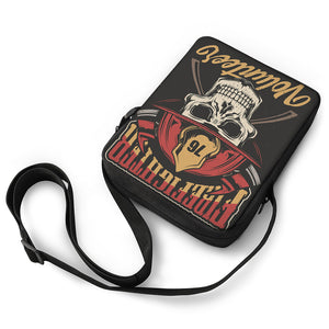 Volunteer Firefighter Print Rectangular Crossbody Bag