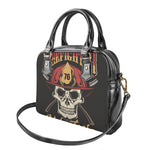 Volunteer Firefighter Print Shoulder Handbag