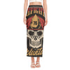 Volunteer Firefighter Print Side Slit Maxi Skirt