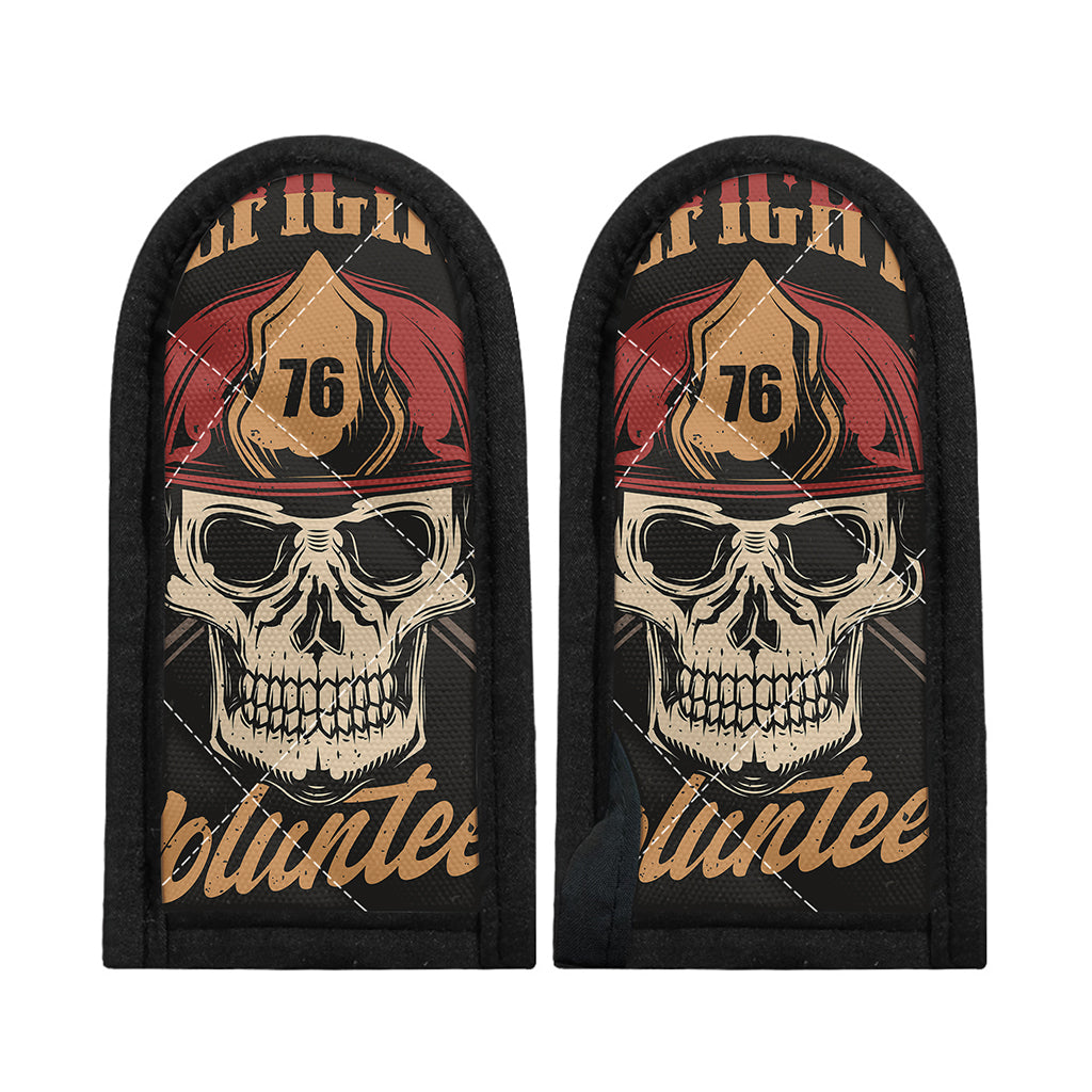 Volunteer Firefighter Print Skillet Handle Cover
