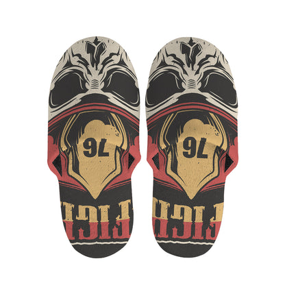 Volunteer Firefighter Print Slippers
