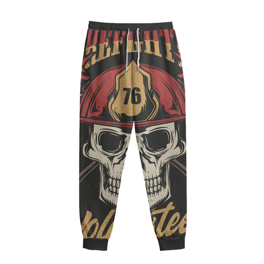 Volunteer Firefighter Print Sweatpants