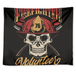 Volunteer Firefighter Print Tapestry