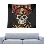 Volunteer Firefighter Print Tapestry