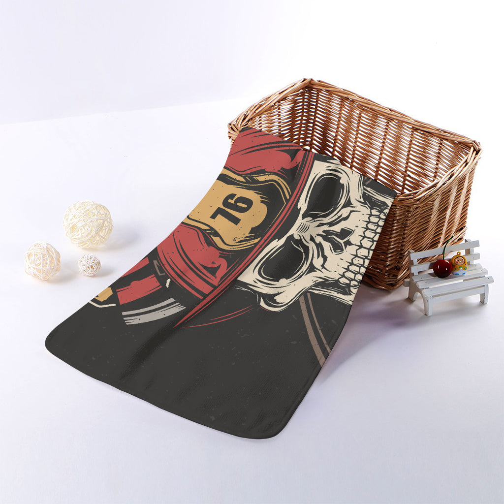 Volunteer Firefighter Print Towel