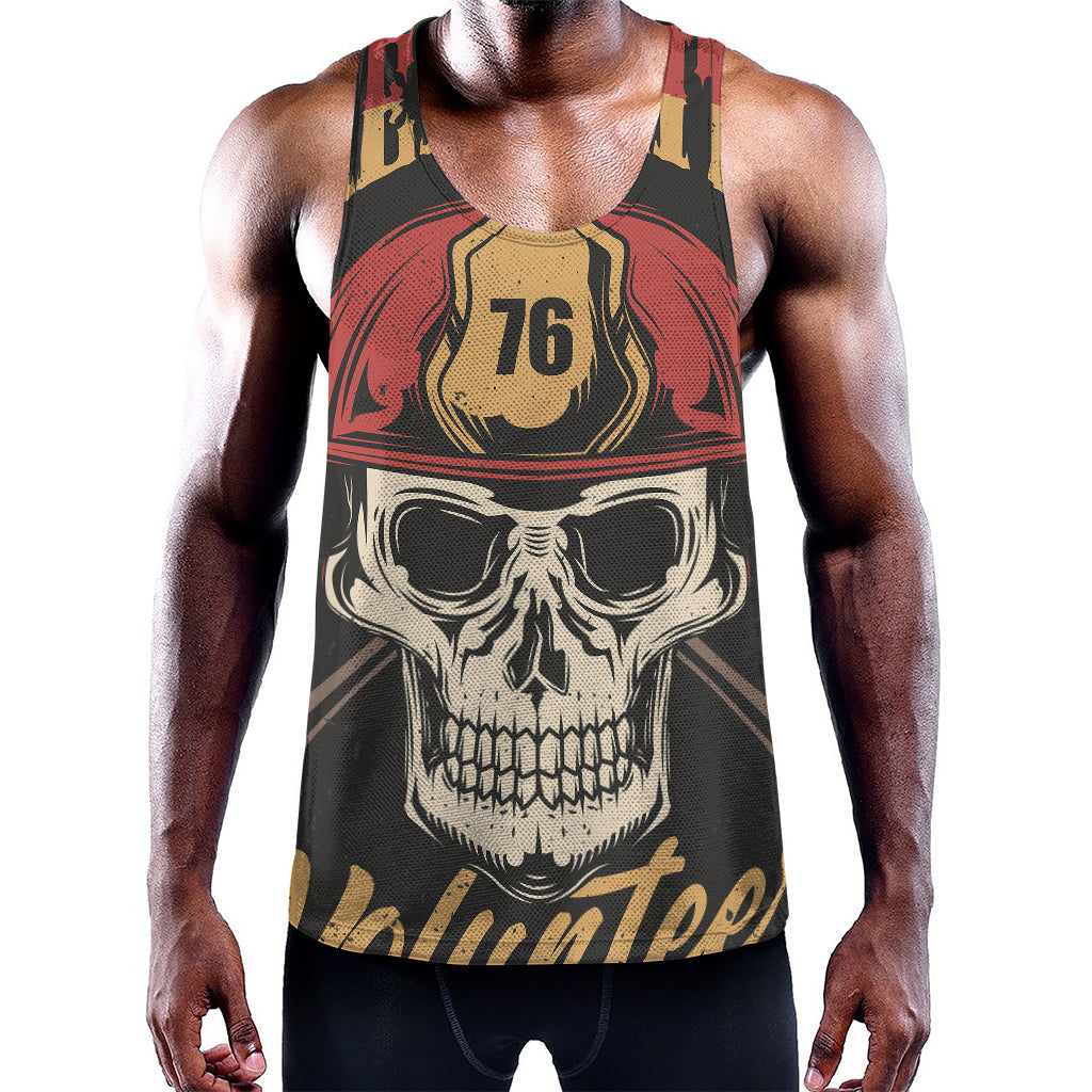 Volunteer Firefighter Print Training Tank Top