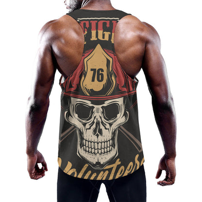 Volunteer Firefighter Print Training Tank Top