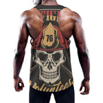 Volunteer Firefighter Print Training Tank Top