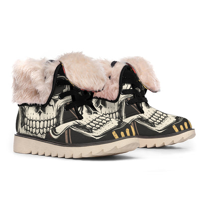 Volunteer Firefighter Print Winter Boots