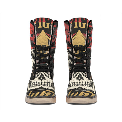 Volunteer Firefighter Print Winter Boots