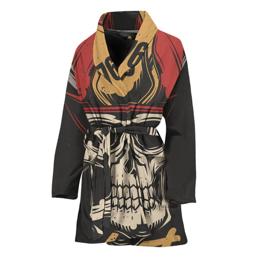Volunteer Firefighter Print Women's Bathrobe