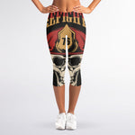 Volunteer Firefighter Print Women's Capri Leggings