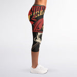 Volunteer Firefighter Print Women's Capri Leggings