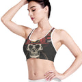 Volunteer Firefighter Print Women's Sports Bra