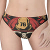 Volunteer Firefighter Print Women's Thong