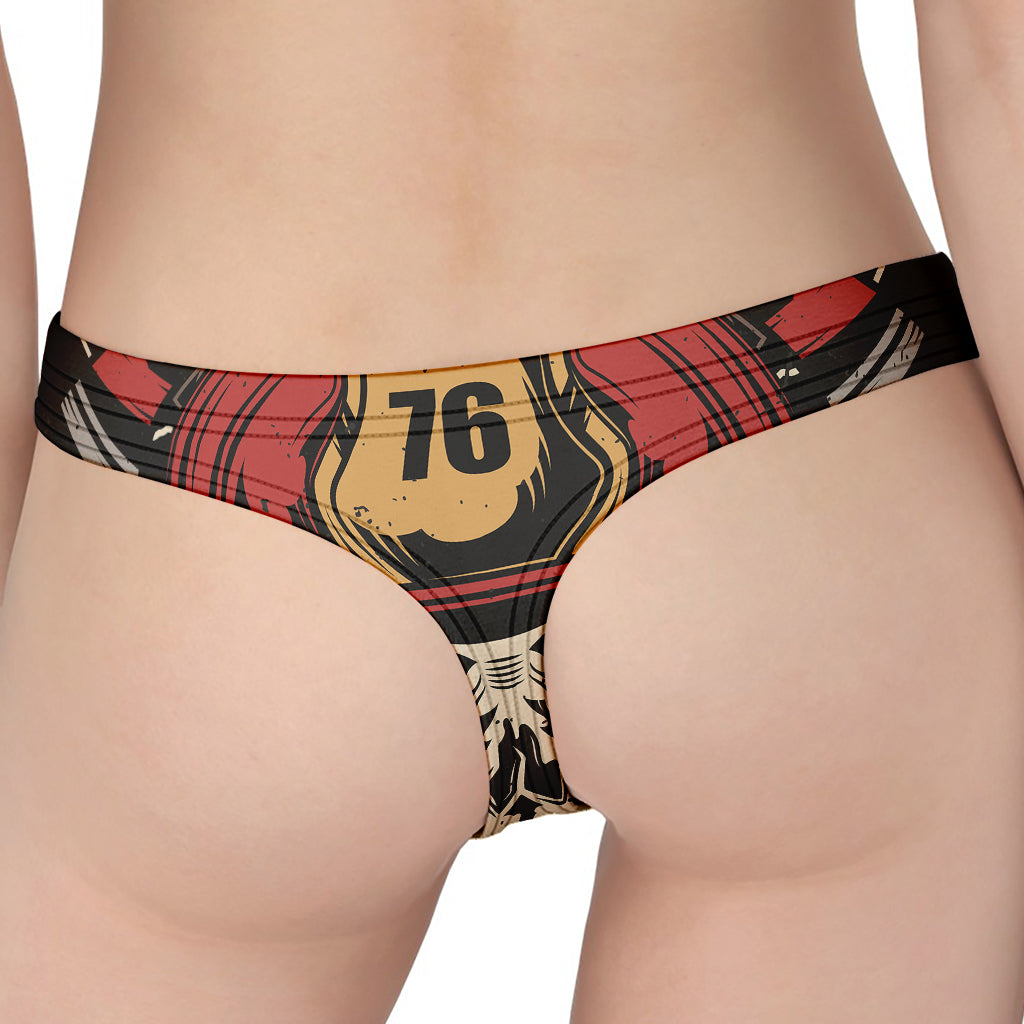 Volunteer Firefighter Print Women's Thong