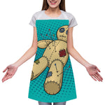 Voodoo Doll Print Adjustable Apron