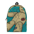 Voodoo Doll Print School Backpack