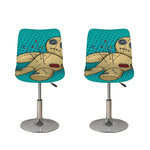 Voodoo Doll Print Bar Stool Covers