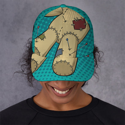 Voodoo Doll Print Baseball Cap