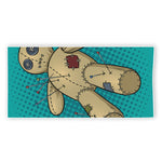 Voodoo Doll Print Beach Towel