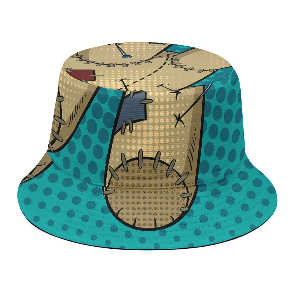 Voodoo Doll Print Bucket Hat